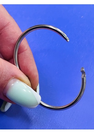 Lundo Aparatlı Metal Perde Halkaları 55/61 Mm 348554023 Gümüş