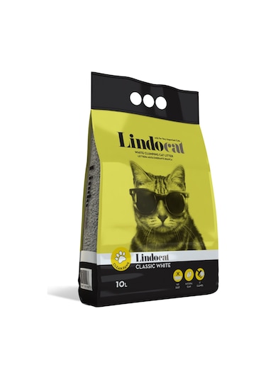 Lindo Cat Kokusuz Topaklaşan Kalın Taneli Kedi Kumu 2 x 10 L