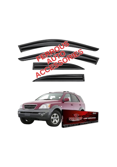 Kia Sorento Ferrous Cam Rüzgarlığı 4lü Set 2002 2009