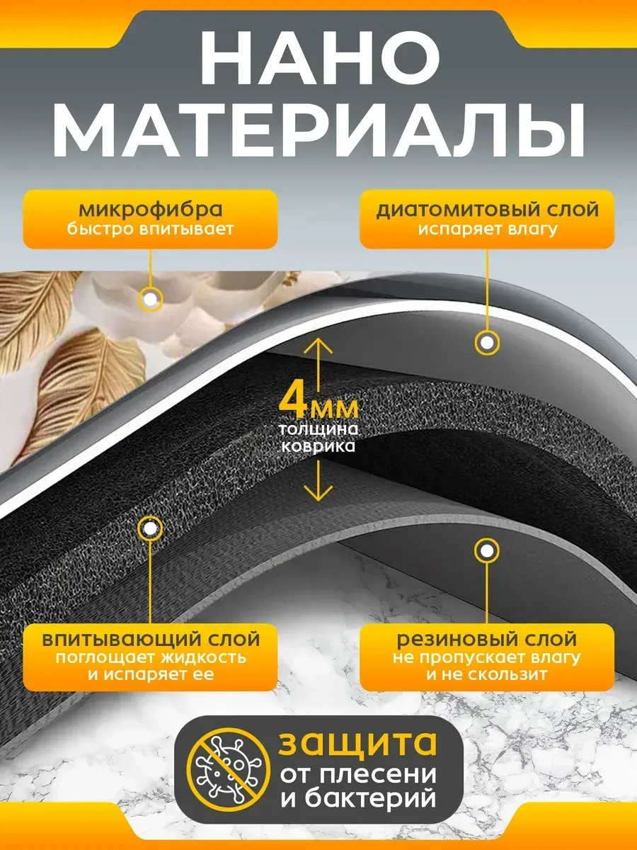 Suskasmart Bulaşık Kurutma İçin Emici Paspas, 50 40 425229121 Pembe Kamelya