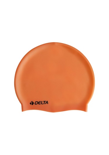 Delta Silikon Bone Deluxe Yüzücü Havuz ve Deniz Bonesi Düz Renk Turuncu Çok Renkli