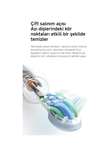 Xiaomi Electric Toothbrush Şarjlı Diş Fırçası Mavi