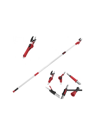 Kamikaze Km-63 Tlx Yüksek Dal Budama Makası 4 Metreye Kadar Ayarlanabilir 32 Mm Kesim Kapasitesi