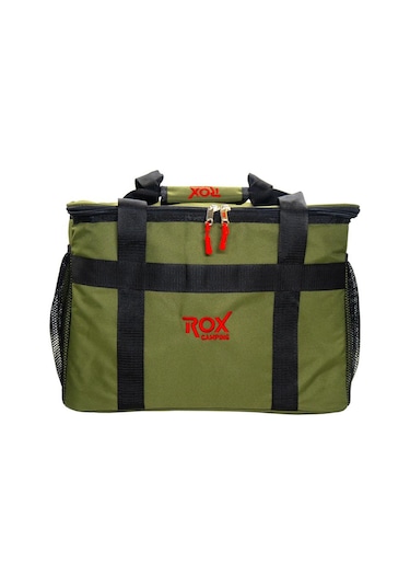 Rox Camping 0188 Isı Muhafazalı Termal Kamp Çantası 38 Litre Yeşil