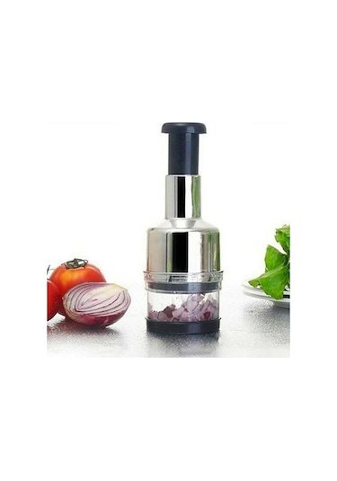 Likeable Mutfak Kıyıcı Baskı Kesici Sebze Soğan Sarımsak Dilimleme Soyucu Dicer Kıyma Siyah