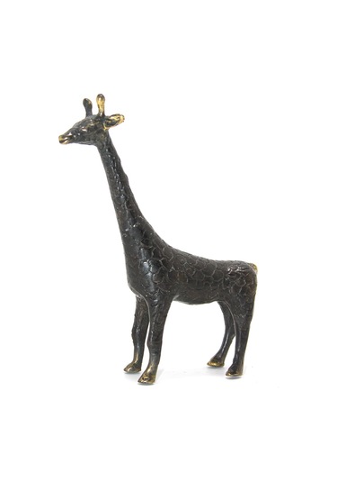 Pirinç Zürafa Figür