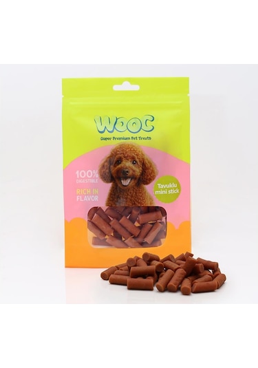Wooc Tavuklu Mini Stick Köpek Ödülü 75 Gr