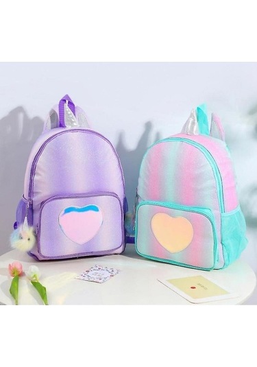 Sofirn Gökkuşağı Okul Çantası Kızlar Için, Unicorn Büyük Kapasiteli Çocuk Sırt Çantası L0v9qn Yeşil