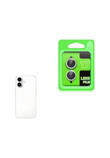 Apple Uyumlu iPad iPhone 17 Zore Cl-07 Kamera Lens Koruyucu Gümüş