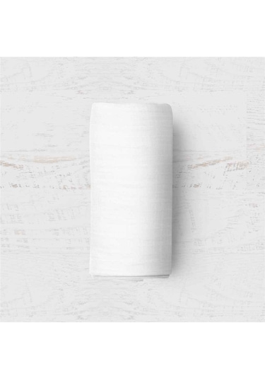 Maki %100 Pamuk Beyaz 90X190 Tek Kişilik Lastikli Çarşaf Takımı