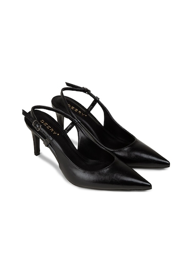Deery Kadın Siyah Slingback Stiletto - Rd420zsyhm01 siyah