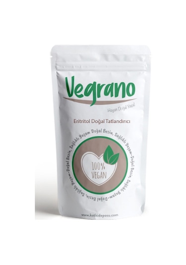 Vegrano Eritritol Doğal Tatlandırıcı 100  G
