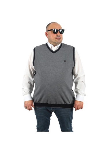 Starbattal Büyük Beden Erkek Cepli Gömlek Cuadrado 23352 BEYAZ Beyaz