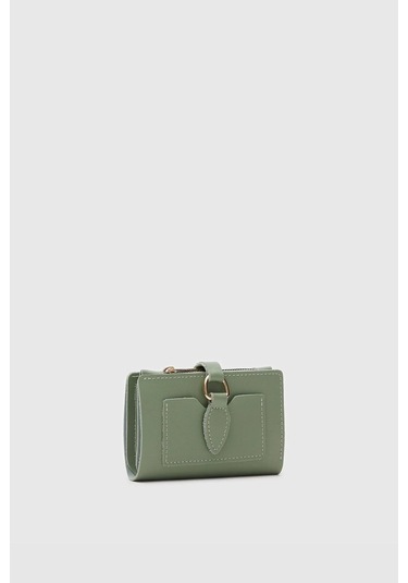 Shule Bags Kiki Çıtçıt Kapamalı Kadın Cüzdan Mint