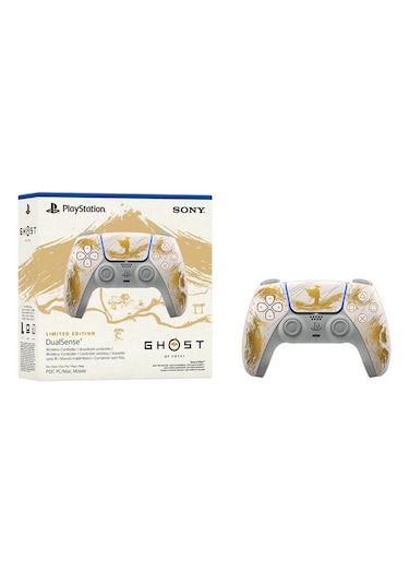 Sony Playstation Dualsense Ghost Of Yotei Gold Edition Sınırlı Sürüm Bilkom Garantili Beyaz