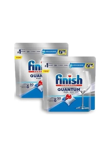 Finish Powerball Quantum Özel Seri Bulaşık Makinesi Deterjanı 2 x 50 Tablet