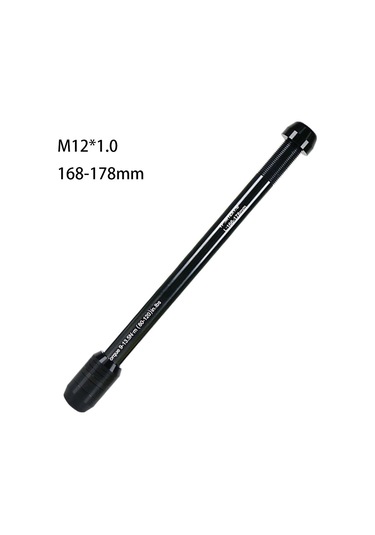 Ranyeek Dayanıklı Bisiklet Aks Çubuğu: M12 P1.5 İç Mekan Antrenmanları İçin Uygun, Siyah Alüminyum Alaşım