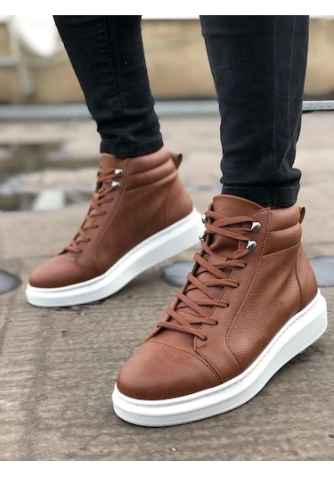 Slw202 Toronto Bağcıklı Cilt Erkek Spor Bot Bt Taba Taba