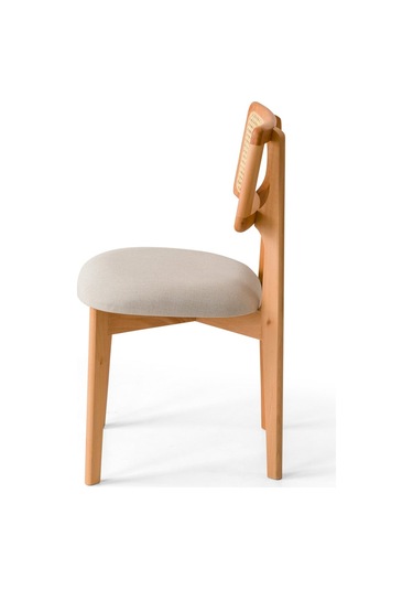 Zeus Bambu Hasırlı Ahşap Bohem Sandalye Natürel