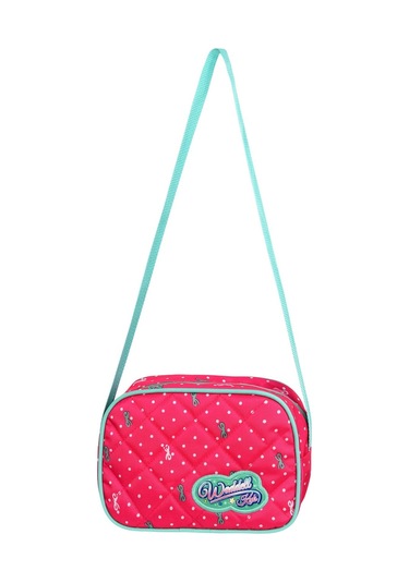 Waddell Lisanslı Fuşya Unicorn Desenli Emboos İlöğretim Okul Sırt Çantası Ve Beslenme Çantası