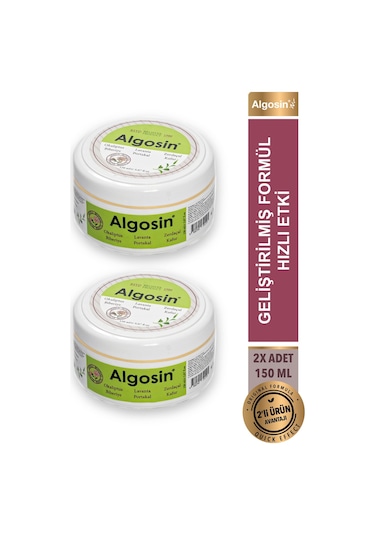 Algosin Ağrı ve Masaj Kremi 2 x 150 ML
