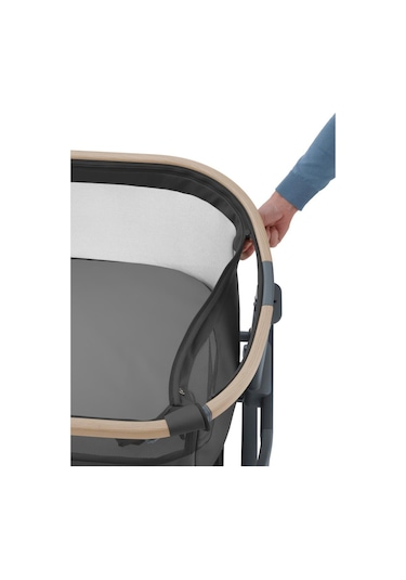 Maxi-Cosi Iora Air Sallanabilen Ahşap Görünümlü Anne Yanı Beşik Beyond Graphite Antrasit Maxi-Cosi Iora Air Sallanabilen Ahşap Görünümlü Anne Yanı Beşik Beyond Graphite Antrasit