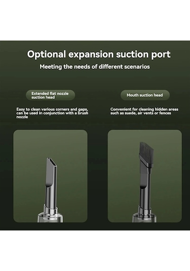 Jl Kablosuz Araba Elektrikli Süpürge 9800000pa Yüksek Güç Güçlü