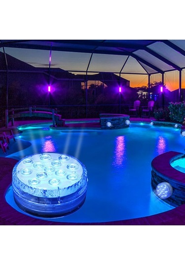 Trendooze Yüzme Yeni Uzaktan Tipi Su Stil Kupası Kumandalı Işığı Işığı Işığı Havuzu Emme Denizaltı Boncuğu Ampul Altı Akvaryum 13 At