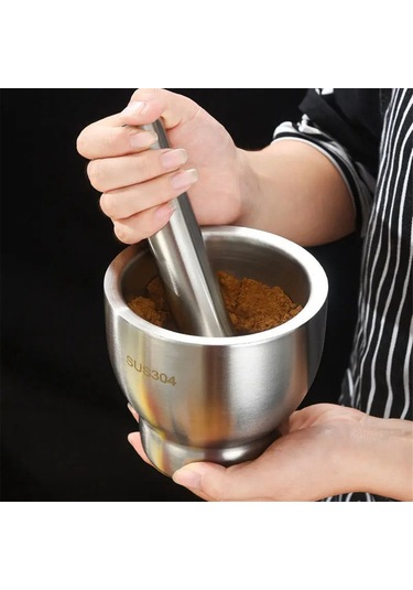 304 Paslanmaz Çelik Ezici Katı Sarımsak Ezici Sarımsak Ezici A Gümüş