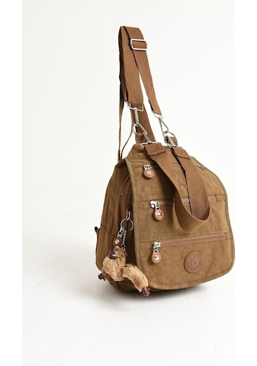 Ultra Hafif Kadın Sırt Ve El Çantası Taba Model: 571-5a - Taba