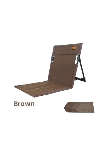 Kahverengi Katlanır Kamp Sandalyeleri Hafif Açık Veranda Bahçe Plaj Sandalyesi Balıkçılık Koltuğu Kahverengi