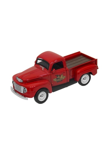 Birlik Oyuncak Metal Çek-bırak Amerikan Tipi Pick-up Araç Süt Arabası 1:36 Ölçekli Fy5128-12d Kırmızı Kırmızı