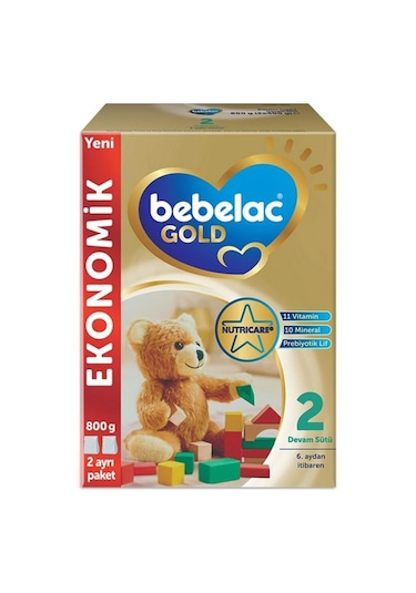 Bebelac Gold 2 Bebek Devam Sütü 800 G