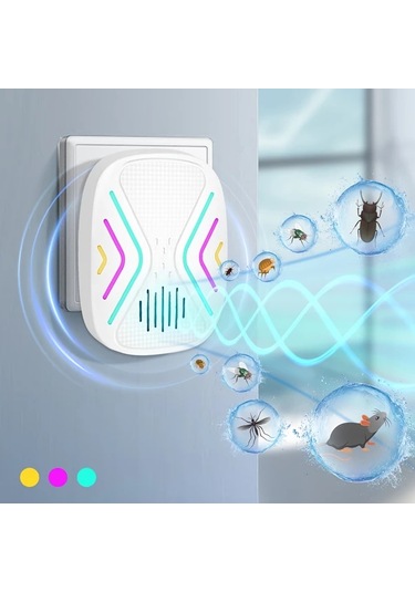 Xuweiwei 6 Adet Hotu Ultrasonik Kemirgen Kovucu Cift Frekansli Fare Kovucu Ev Garaj Dukkan Icin