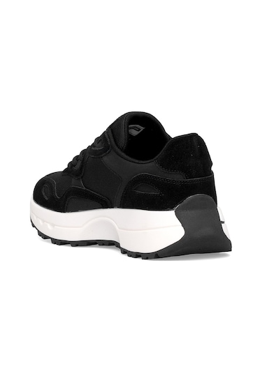 Lufian 112230268 Graham Erkek Hakiki Deri Klasik Sneaker Siyah Siyah