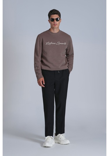 Lufian Loved Erkek Sweatshirt Bakır 112030137100450 Bakır