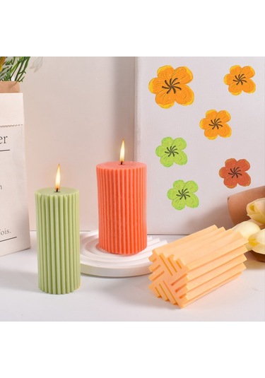 Gildedwill Kendin Yap Mumluk Yapımı Aromaterapi Mum Kalıbı El Yapımı Silikon Mum Kalıbı Altıgen Top Mum Kalıbı