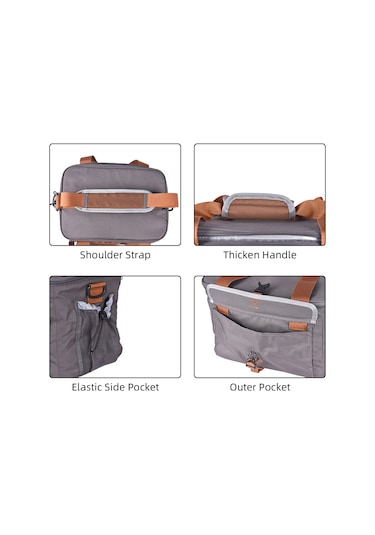 Neevoyu 15l Çift Katlı Isı Yalıtımlı Soğukluk Torbası, Dış Mekanlar İçin 600d Oxford Kumaşı, Gıda Tazeliğini Saatlerce Korur Çok Renkli