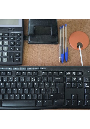 Masa Üstü Kablo Kanalı Deliği Kapağı, Kiraz, Masa Kapağı, 6 Cm