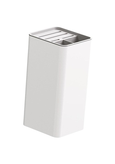 Suntek Mutfak Düzenleyici Tutucu Depolama Gümüş Kutusu Beyaz Beyaz