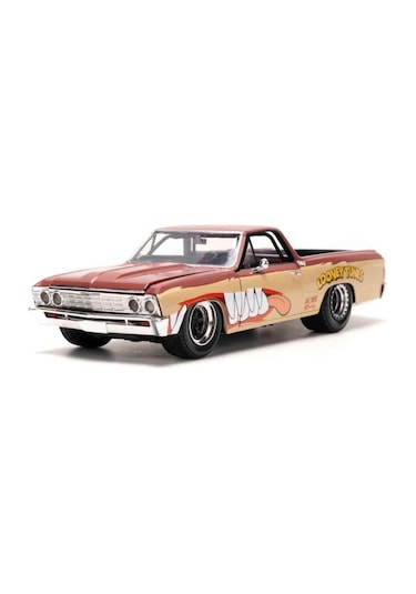Simba Looney Tunes 1:24 Tasmanian & Chevy El Camino Figür Ve Araç 253255072 Kahverengi
