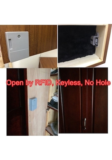 Tongxida Pil Ic Kartlı Kabin Çekmece Akıllı Smartlock Gizli Dijital Kilit Deliksiz 1-diğer Diğer