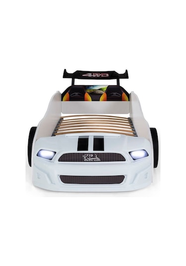 Beyaz Arabalı Yatak Sport Mst Işıklı 90x190 Cm Beyaz Arabalı Yatak Sport Mst Işıklı 90x190 Cm