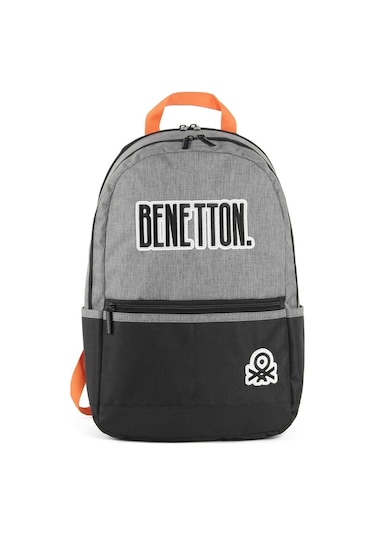 United Colors Of Benetton Bnt03857 Gri/siyah Unisex Sırt Çantası Gri - Siyah