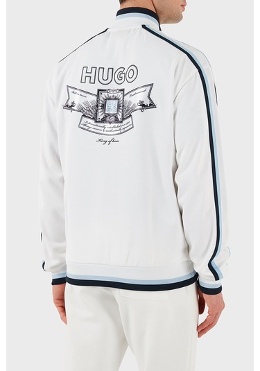 Hugo Erkek Sweat 50510098 100 Beyaz Beyaz