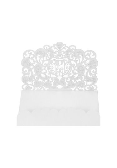 Mufunye 20 Adet/takım Düğün Davetiye Kartı Kapağı İnci Kağıt Lazer Kesim Kuş Desenli Davetiye Kartları Düğün Yıldönümü Malzemeleri--beyaz