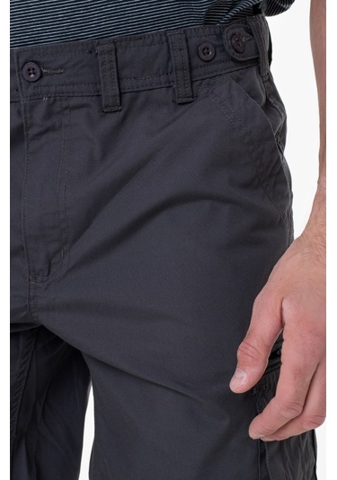 Trespass Mens Gally Cargo Shorts Erkek Kargo Şort Mabtshg10017 Gri Antrasit