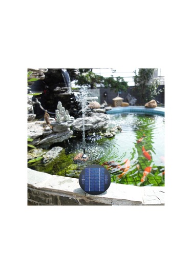 Geeroyoo Güneş Enerjili Kuş Banyosu Pompası - 200l/saat Akış, 150cm Yükseklik, Fıskiye Kit