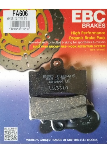 Bmw G 310 Gs Ön Fren Balatası Ebc Fa606 Balata N11.79327