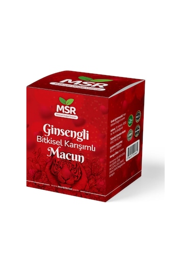 Msr Bitkisel Ginselgli Bitkisel Karışımlı Macun 240 G